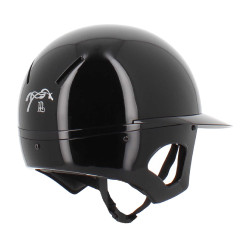 Casque Pénélope visière longue Noir brillant