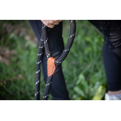 Laisse Pénélope Billie Noir / lurex