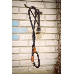 Laisse Pénélope Billie Noir / lurex