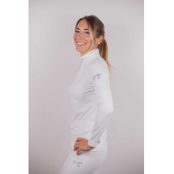 Polo de concours Pénélope Toscane Blanc
