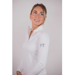 Polo de concours Pénélope Toscane Blanc