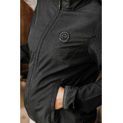 Blouson déperlant Je t'aime Equithème Dakota Noir