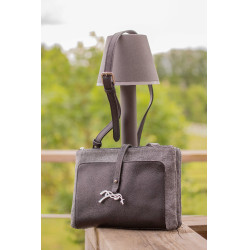 Sac Pénélope Pablito grand modèle Motif chevron / noir