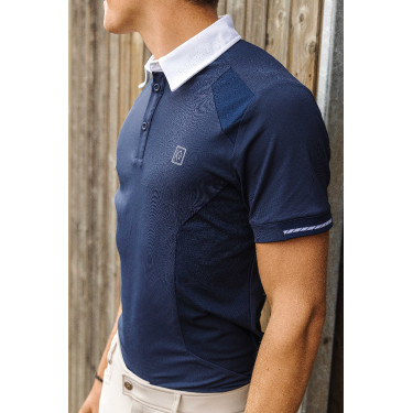 Polo Equithème Victor Marine Bleu marine