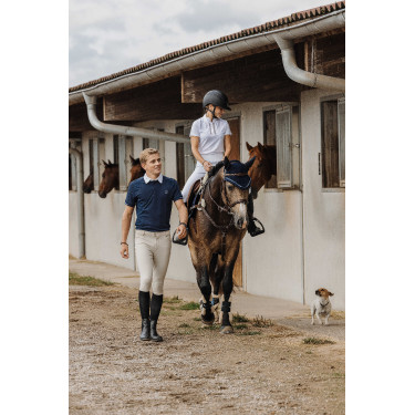 Polo Equithème Riyadh Blanc