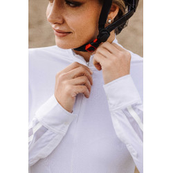 Polo Equithème Estoril Blanc