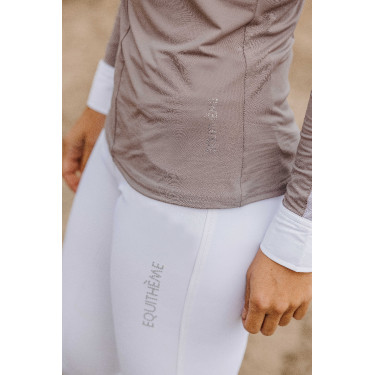 Polo Equithème Estoril Taupe Marron