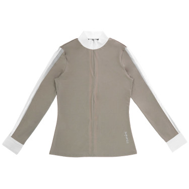 Polo Equithème Estoril Taupe Marron
