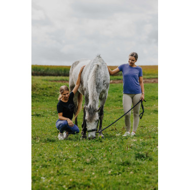 T-shirt Je t'aime Equithème Rosalie Violet T-shirt Je t'aime Equithème Rosalie Violet