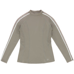 T-shirt Equithème Originals Mélodie Taupe Marron