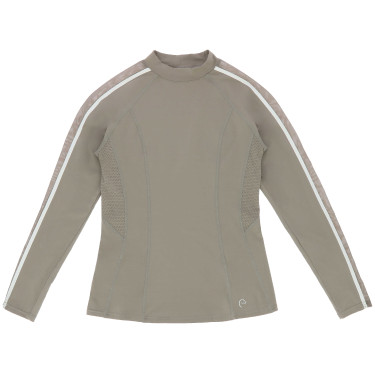 T-shirt Equithème Originals Mélodie Taupe Marron