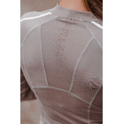 T-shirt Equithème Originals Mélodie Taupe Marron