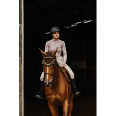 T-shirt Equithème Originals Mélodie Taupe Marron