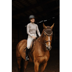 T-shirt Equithème Originals Mélodie Taupe Marron