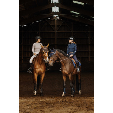 T-shirt Equithème Originals Mélodie Taupe Marron