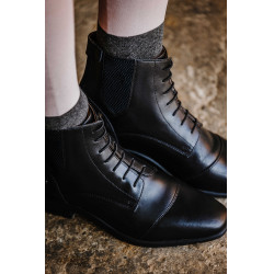 Boots à lacets et zip Equithème Sporty Noir