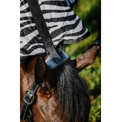 Chemise Riding World Belly Mesh Combo Noir / blanc motif zèbre Motifs