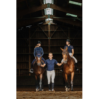 Polo Equithème Lucas Marine Bleu marine