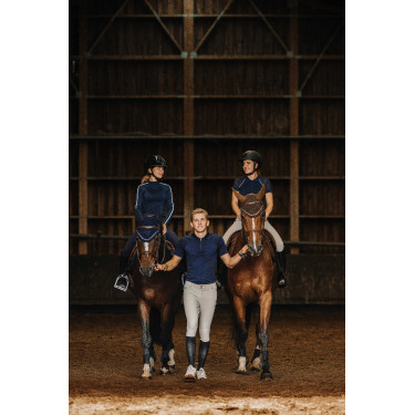 Polo Equithème Lucas Marine Bleu marine
