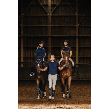 Polo Equithème Lucas Marine Bleu marine