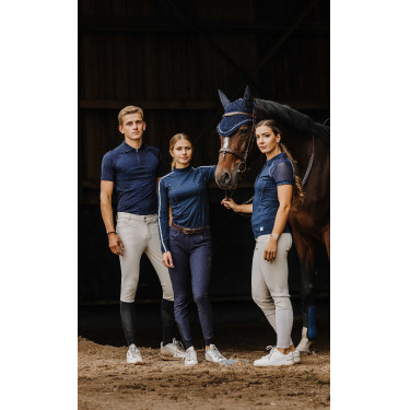 Polo Equithème Lucas Marine Bleu marine