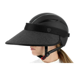 Visière pour casque Equithème anti UV Noir Visière pour casque Equithème anti UV Noir