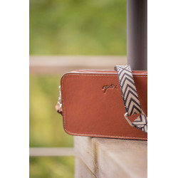 Sac bandoulière Pénélope Lizzie Cognac Marron