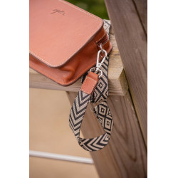 Sac bandoulière Pénélope Lizzie Cognac Marron