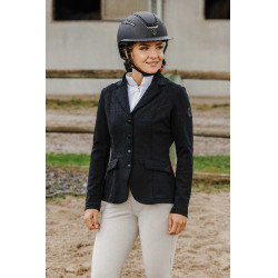 Veste de concours Je t'aime Equithème Stockholm Noir Veste de concours Je t'aime Equithème Stockholm Noir