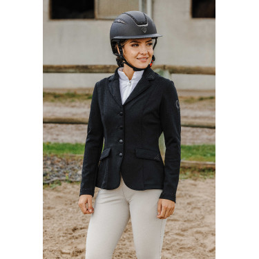 Veste de concours Je t'aime Equithème Stockholm Noir Veste de concours Je t'aime Equithème Stockholm Noir