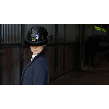 Galon amovible pour casque Lami-Cell Glitter Noir Galon amovible pour casque Lami-Cell Glitter Noir