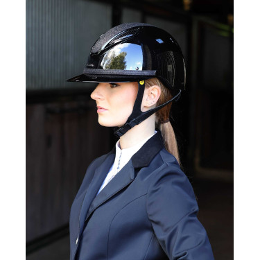 Galon amovible pour casque Lami-Cell Glitter Noir Galon amovible pour casque Lami-Cell Glitter Noir