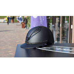 Galon amovible pour casque Lami-Cell Strass Noir