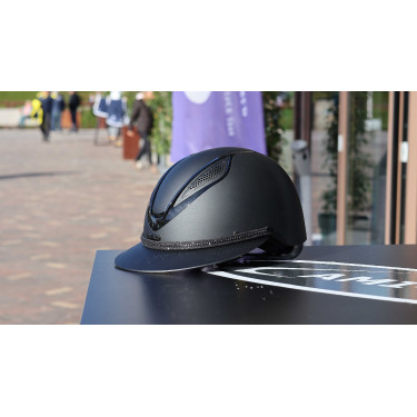 Galon amovible pour casque Lami-Cell Strass Noir