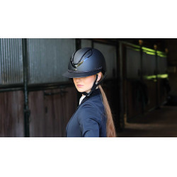 Galon amovible pour casque Lami-Cell Strass Noir