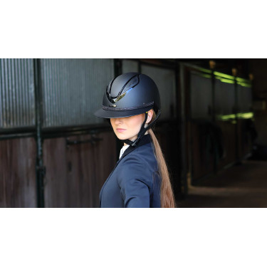 Galon amovible pour casque Lami-Cell Strass Noir