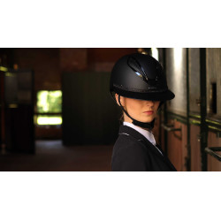 Galon amovible pour casque Lami-Cell Strass Noir