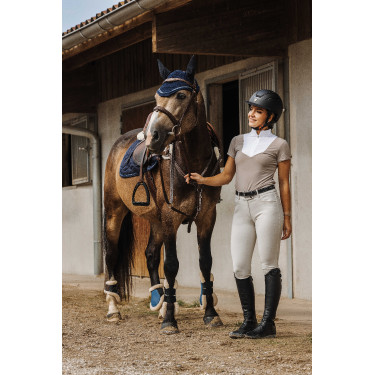 Polo Equithème Tokyo Taupe Marron