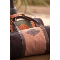 Sac Pénélope Canvas Bowl Noir / vieux rose