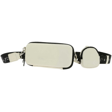 Pochette Je t'aime Equithème + Porte monnaie Écru Blanc