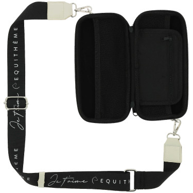 Pochette Je t'aime Equithème + Porte monnaie Écru Blanc