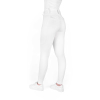 Legging à fond silicone Equithème Alizé femme Blanc