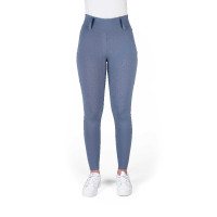 Legging à fond silicone Equithème Alizé femme Gris