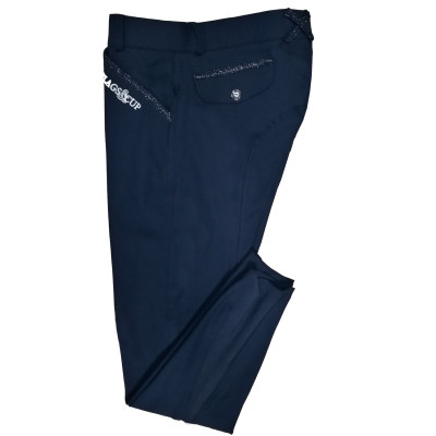 Pantalon Flags & Cup Kokta femme Bleu marine