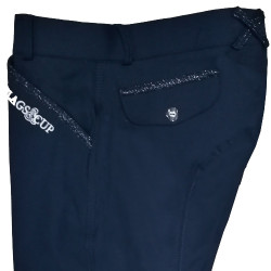 Pantalon Flags & Cup Kokta femme Bleu marine Pantalon Flags & Cup Kokta femme Bleu marine