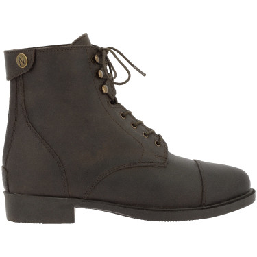Boots Norton Nîmes Zip + lacets Marron