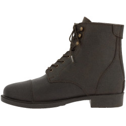 Boots Norton Nîmes Zip + lacets Marron