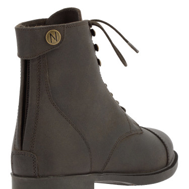 Boots Norton Nîmes Zip + lacets Marron