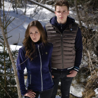 Veste polaire femme Sankola Flags & Cup Prune