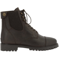 Boots lacets/zip Norton Vauvert Marron